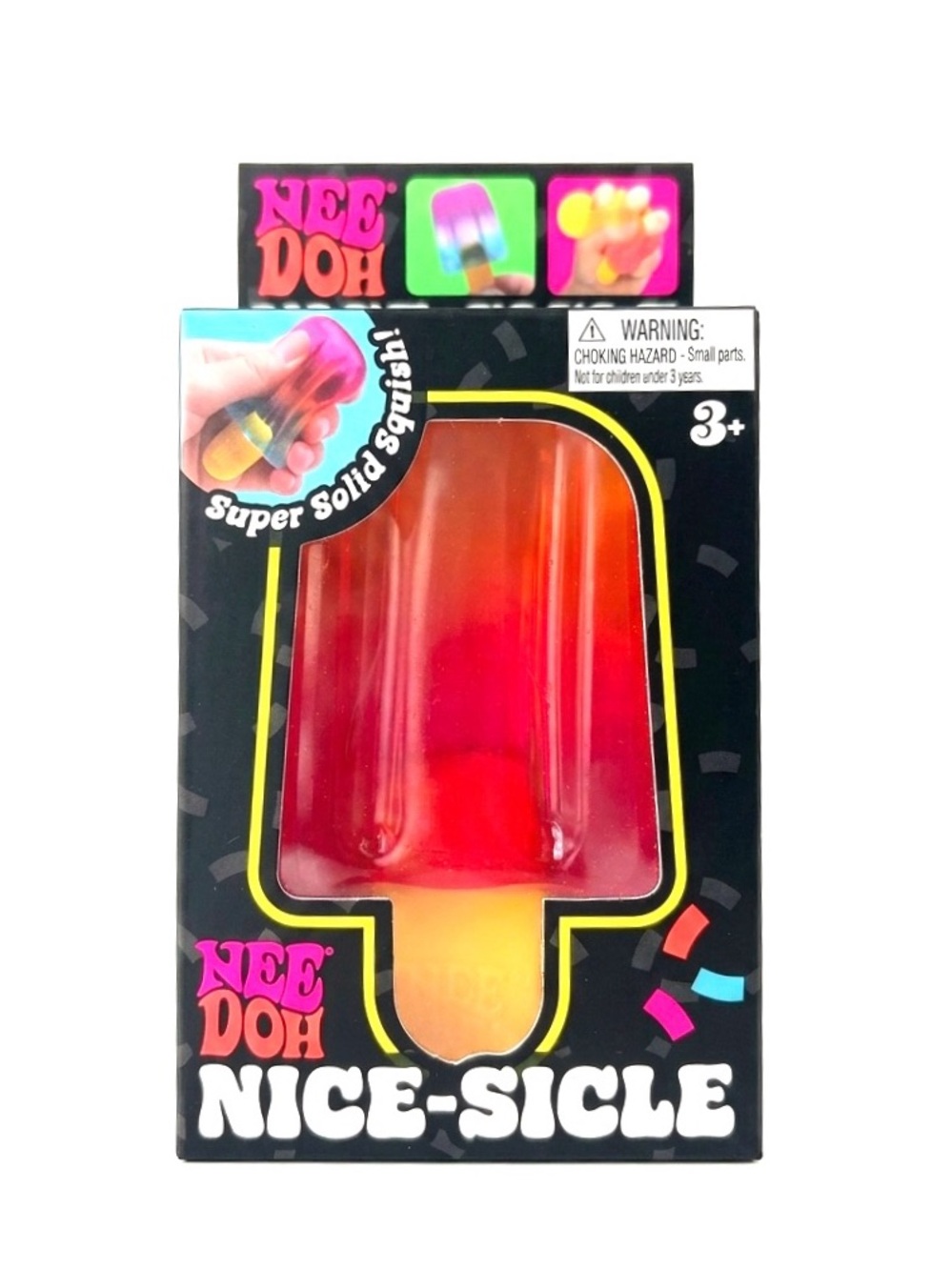 Nee Doh Nice-Sicle Squishy Toy - NEW Sealed Authentic NeeDoh Popsicle pink